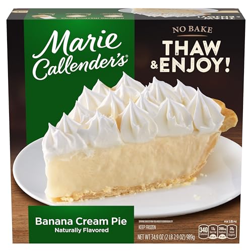 Marie Callender's Banana Cream Pie Frozen Dessert, 34.9 Ounce