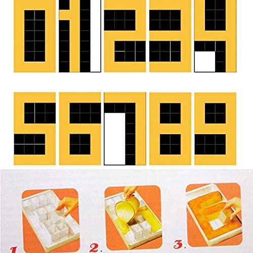 Wetco DIY Changeable Letter Number Puzzle Aluminum Alloy Cake Baking Mold Springform Pan