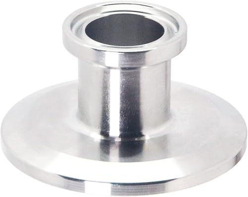 1.5 Pulgadas × 0.75 Pulgadas Reductor de Tapa Final Sanitaria Acero Inoxidable 304 Reductor Concéntrico Sanitario Triple Abrazadera Trébol