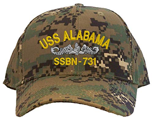 Gorra bordada USS Alabama SSBN-731 miniatura 1