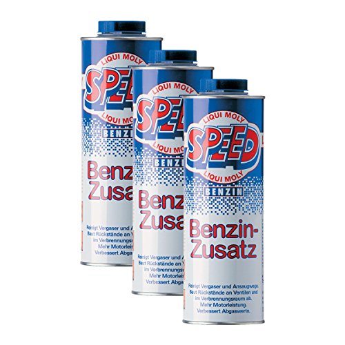 3x LIQUI MOLY 5105 Speed Benzin Zusatz Zugabe Kraftstoff Additiv 1L