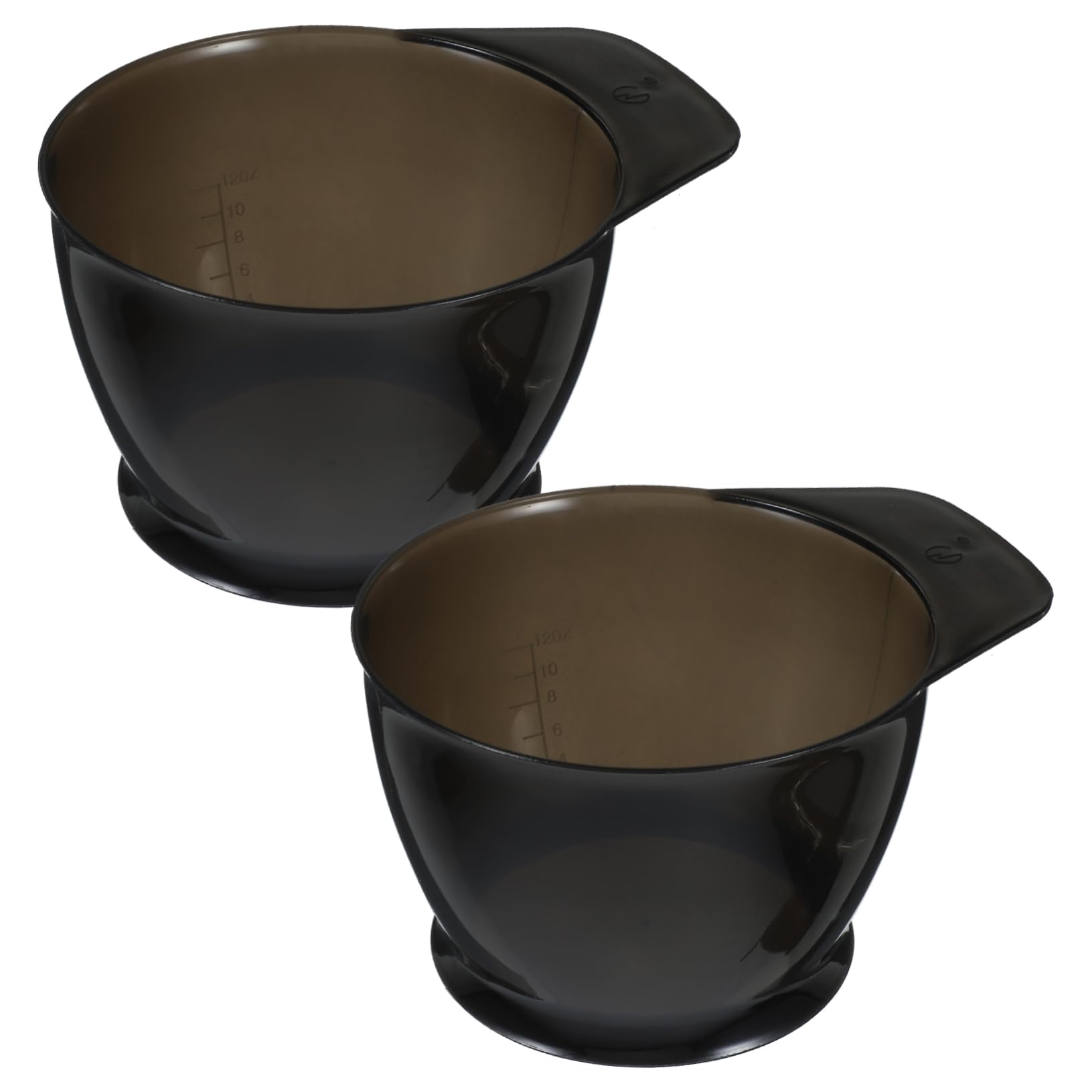 Didiseaon Hairdressing Bowls 2pcs Anti-slip Oil Coloring Bowls Scale for Professional Salons
