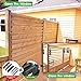 Deck Sunblind System,Louver Bracket Kit for Shutter System,Louver Hardware Kit,Holding Up to 11 Boards (48'')-Powder Coated Iron Brackets,Perfect for Gardens, Patios and Indoor and Outdoor Use(1PCS)