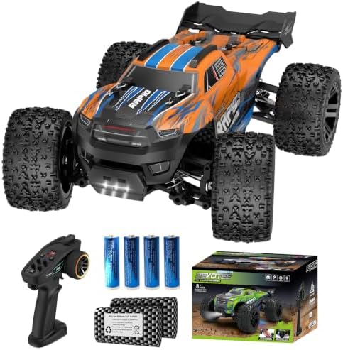 Remote Control Car, 38 KPH High Speed All Terrain Off Road 4WD Fa...