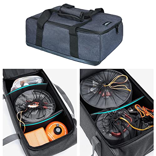 Dynwave Camping Cookware Kits Carry Bag Gas Canister Pot Pan Storage Case Tote Bag - L #TOP5