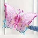 Pop The Party 3D Pink Butterfly Theme Birthday Party Decorations Kit - 38 Pieces For Girls Birthday, Baby Shower, Garden Party Decor gallery image