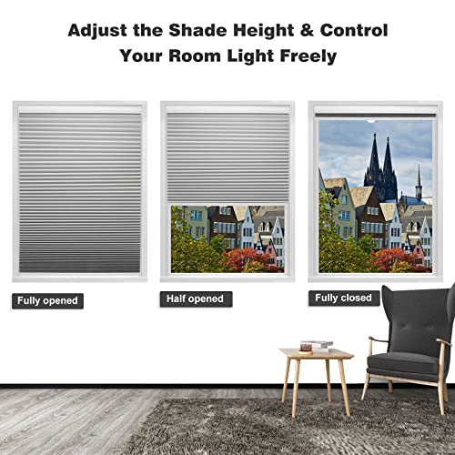 Custom Myshade Cordless Cellular Windows Shades Blackout Blinds For Windows Easy To Install #TOP4