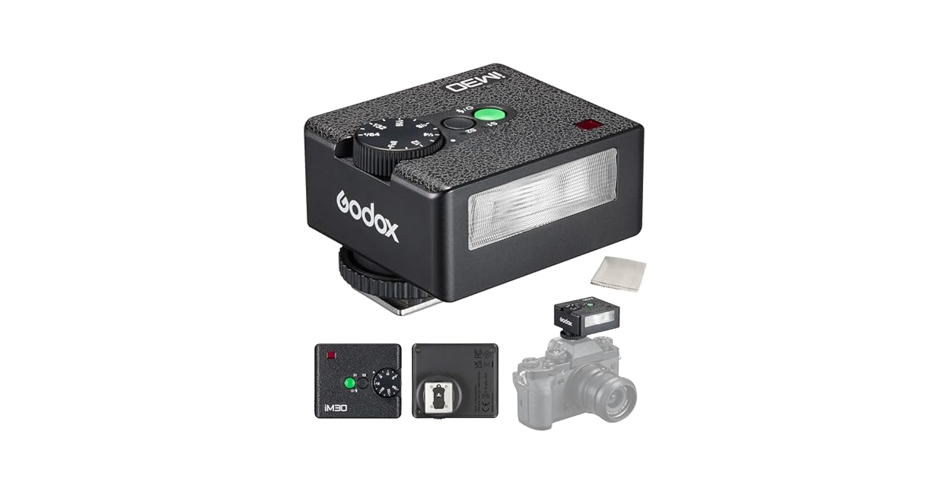 Flexigear FlashTap 静音 24mm×14 30mm×1 Amazon.com : Godox iM30 Mini Flash Camera Flash, GN 15, 7