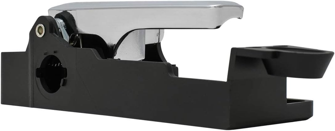 Compatible with 06-12 Fusion 06-11 Mercury Milan 06 Zephyr 07-12 MKZ Replacement Kit 2pcs Rear Passenger+Driver Black Base Chrome Lever Interior Door Handle 6E5Z5422600AE