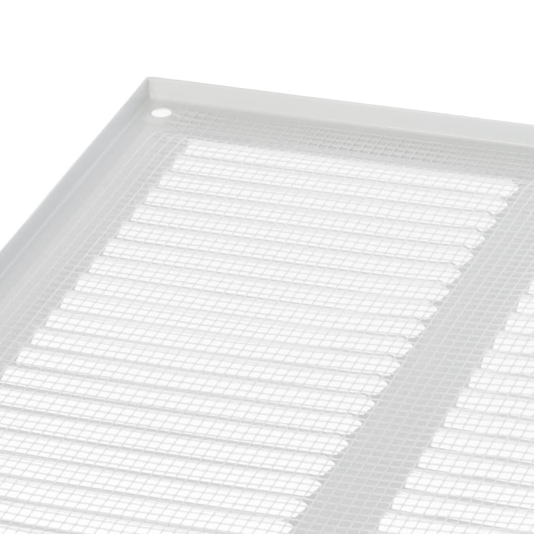 500 x 500 mm White Ventilation Grille Insect Protection Exhaust Air Supply Metal Grille