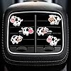 6 Pcs Cute Cow Print Air Vent Clips, Cow Car Air Fresheners Vent Clips Funny Car Decoration Interior Decor Accessories for Women Men #1