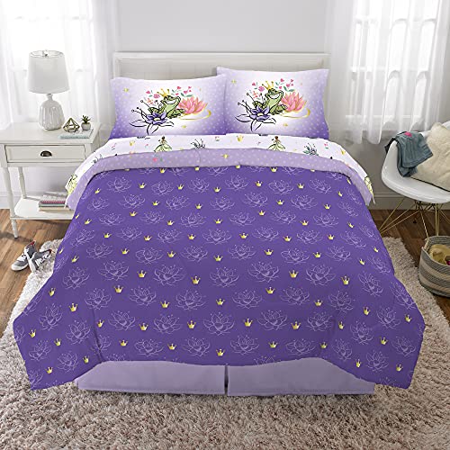 Disney Princess Tiana Kids Bedding Super Soft Microfiber Comforter And Sheet Set, 5 Piece Full Size, "Official" Disney Product By Franco #TOP5