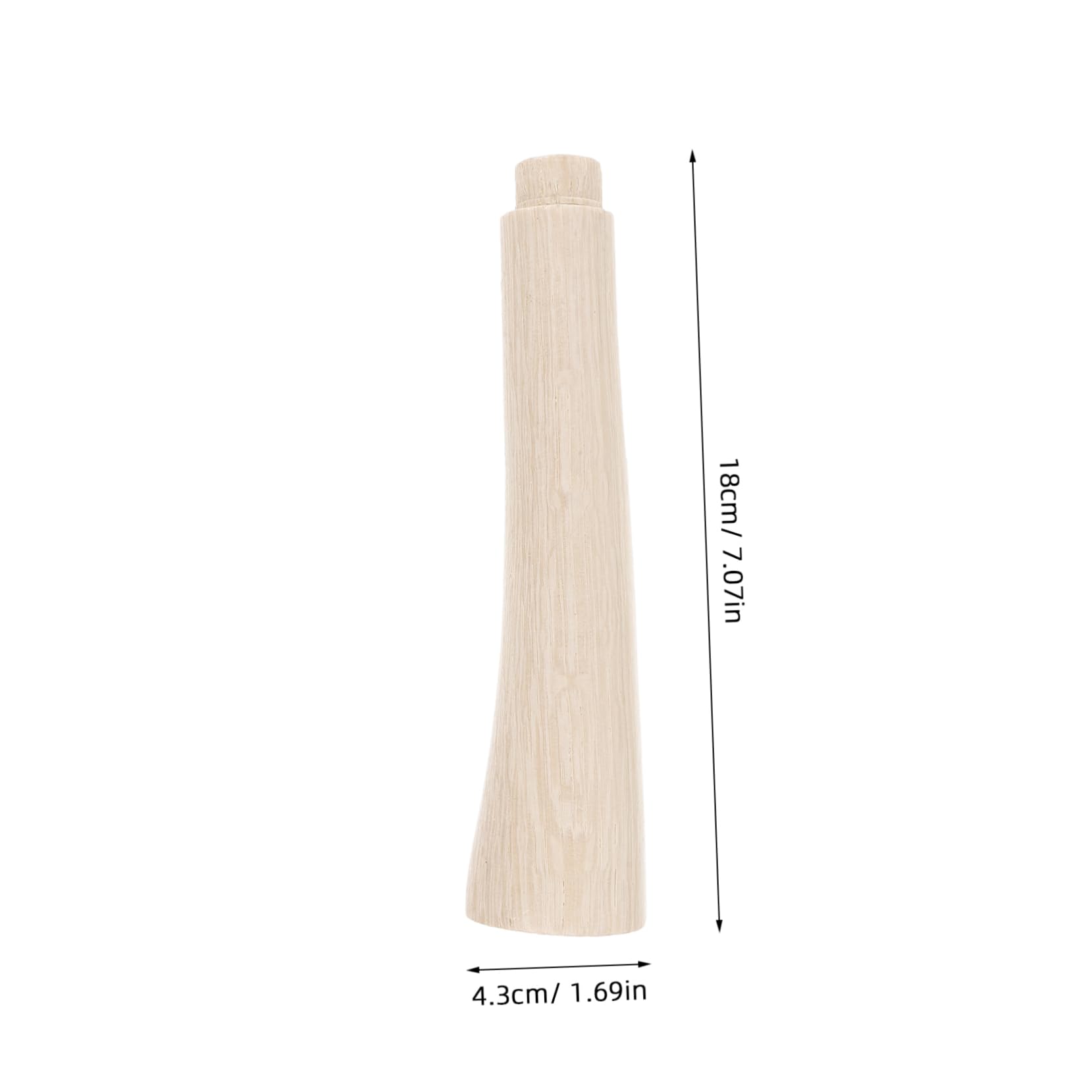 Parliky Wooden Axe Handle Ergonomic Non Skid Grip for Better Control and Comfort Durable Wood Replacement Handle for Hatchet for Camping and Outdoor Use