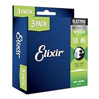 promotional 3-pack of 2 sets plus 1 bonus set Played for the same crisp tone as an uncoated string, OPTIWEB Coating provides a natural feel Electric guitar strings constructed with nickel-plated steel wrap wire Our coating technology protects against...