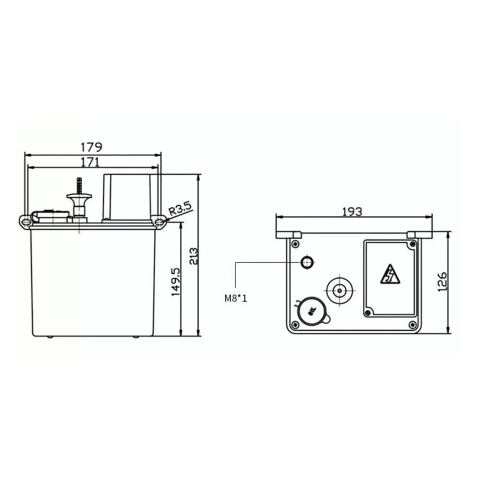 Elektryczna pompa do przerywanego smarowania, automatyczna obrabiarka CNC, smarownica Tokarka Frezarka Pompa oleju smarowego, Narzędzia mechaniczne