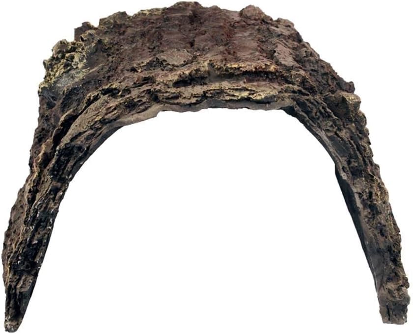 Ecological Environment Hideout, Amphibian Aquarium Reptile Box Hideout - Habitat Corner Decor Lizard Snake Turtle Hideouts (19 * 15 * 11cm)