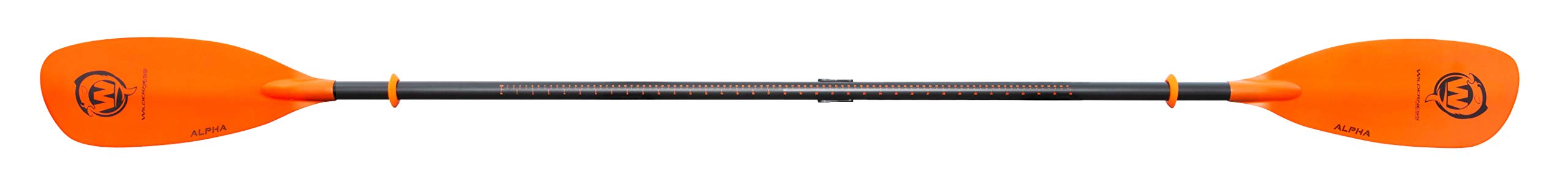 Wilderness Systems Alpha Angler Glass Kayak Fishing Paddle | Lightweight Fiberglass Blade | Adjustable Carbon/Fiberglass Shaft (240-260cm), 8070210
