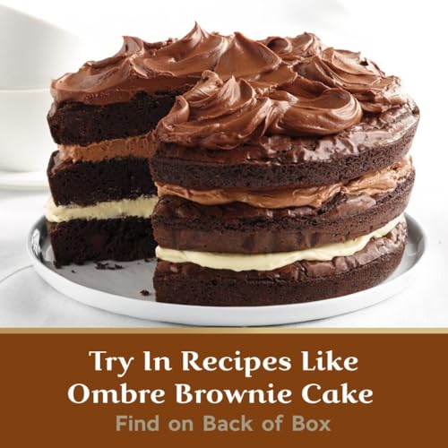 Image of Ghirardelli Dark Chocolate Premium Brownie Mix, Includes Chocolate Chips, 20 oz Box