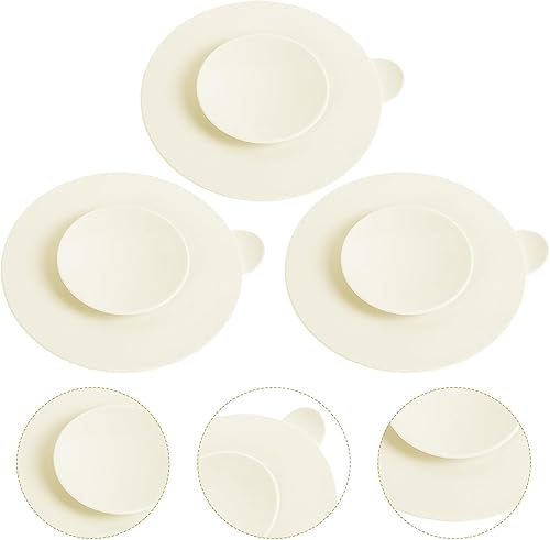 Miniatura 8 de 3 alfombrillas de silicona antideslizantes para vajilla para una fácil limpieza, mejoradas habilidades alimenticias, silicona de grado alimenticio