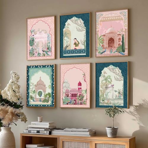Image of kotart - Pichwai wall Art Paintings with Frame for Home Decoration - Painting for Living Room Bedroom Office Wall hanging frames - (19X25 INCH, F)