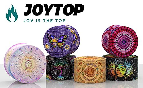 Joytop Grinder, 2.5 Inch Boho Aesthetic Tree Of Life Grinder (Colorful) #TOP4