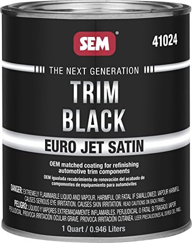 SEM 41024 Trim Black Euro Jet Satin Undercoating