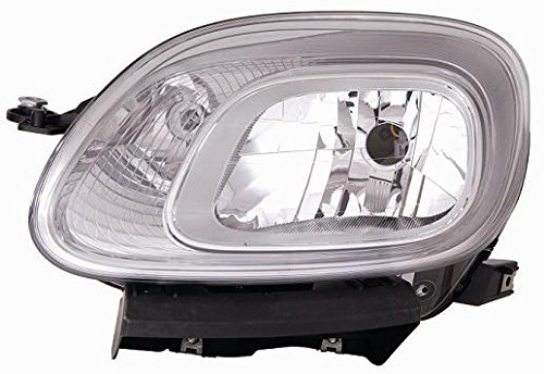 PROIETTORE DESTRO H4 CON MOTORE COMPATIBILE CON FIAT PANDA NEW 0112