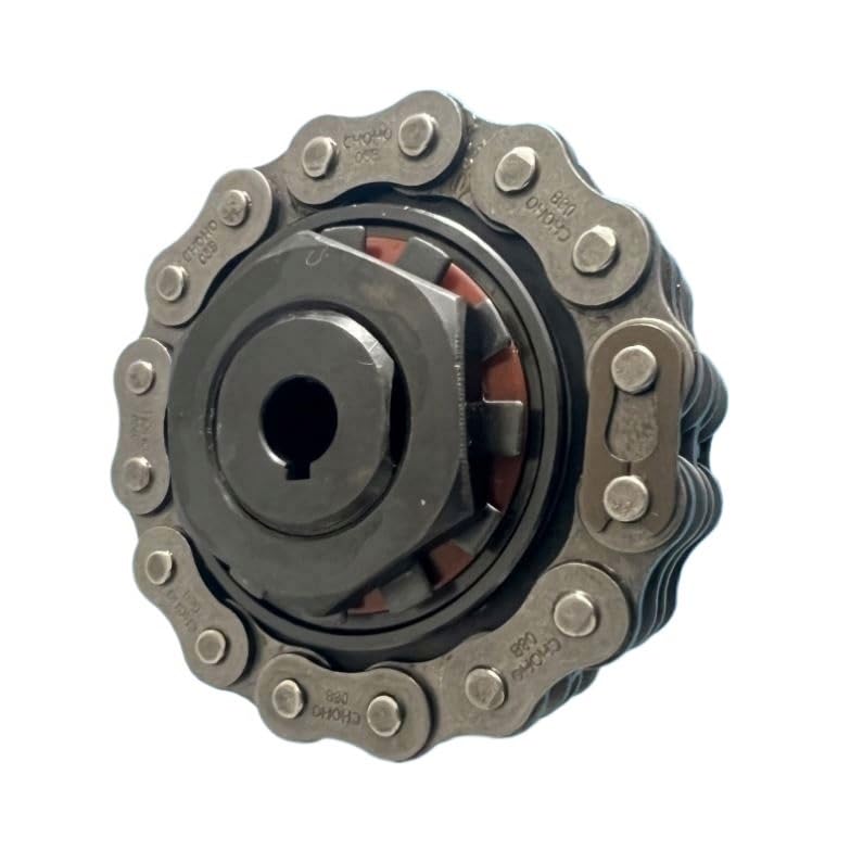 Ogranicznik momentu obrotowego TC350 z łańcuchem, regulowane sprzęgło zabezpieczające przed przeciążeniem 20–80 Nm, łącznik wału z łańcuchem rolkowym do przekładni przemysłowych