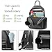 I IHAYNER Girls Fashion Backpack Purse Leather Mini Backpack Purse for Women Satchel School Bags with Pompom Travel Daypacks White