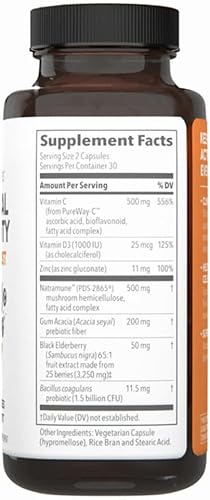 Miniatura 9 de Life Seasons Inmunidad clínica - Goma de saúco - Apoya la función celular inmune saludable - Baya de saúco negro y zinc - 75 gomitas