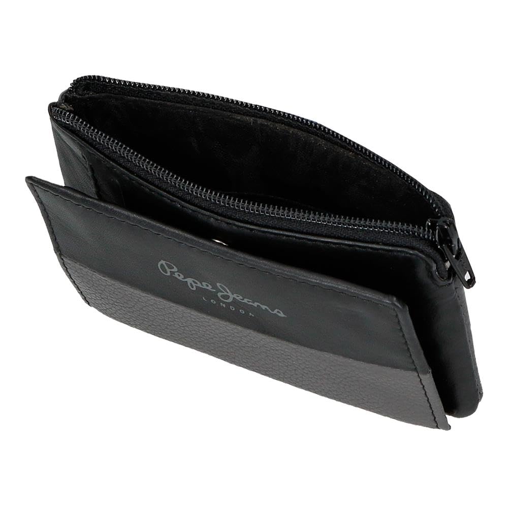 Pepe Jeans Dual Carteras y monederos de Piel de Vacuno, Negro, Caqui, Marino, Diferentes tamaños