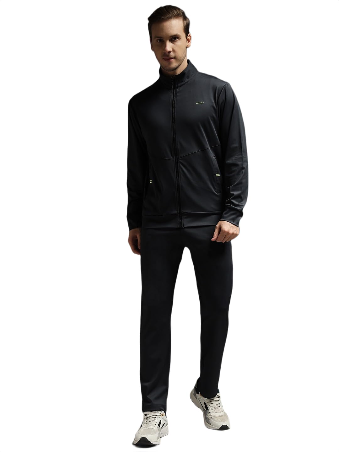 fck gold Men’s Winter Fleece Tracksuit | Soft Polyester Warm 2-Piece Set with Zip-Up Sweatshirt & Track Pants | Comfortable Sportswear for Gym, Running & Casual Wear/DFTS-12-picture-27