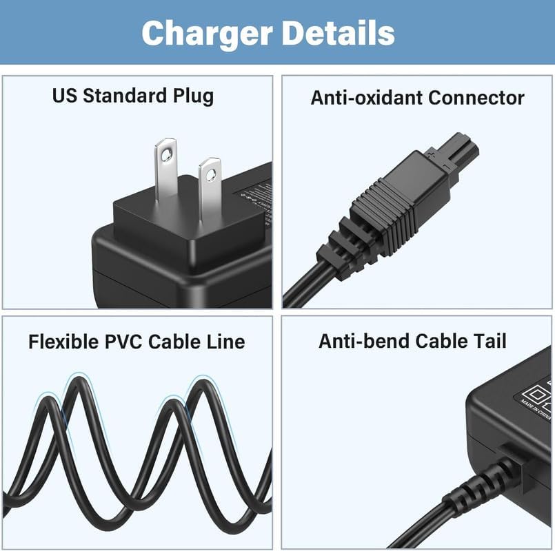 Guy-Tech AC Adapter Compatible for Shark XA2700 V2700Z Floor Carpet Sweeper YLS0041-T080020 Vacuum Power Adapter image 5