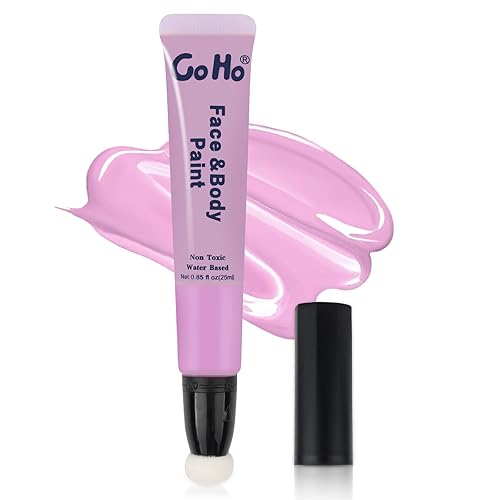 Go Ho Pintura facial rosa pastel (0.85 onzas), pintura corporal a base de agua, lavable para adultos y niños, varita de maquillaje crema de disponible en Yaxa El Salvador
