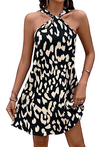 トップス mistreassColor Stripe Twist Halter Dress B1744856699401_2fb89eae-b243-