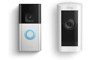 Ring Battery Doorbell Plus & Stick Up Cam Pro, Dual Security System with Wireless Chime