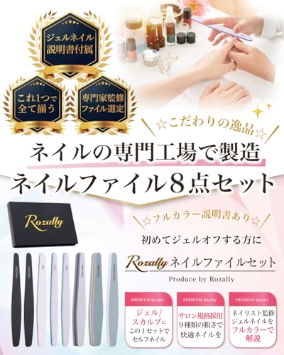 Rozally ネイルファイルセット NailFile001 の商品画像 1