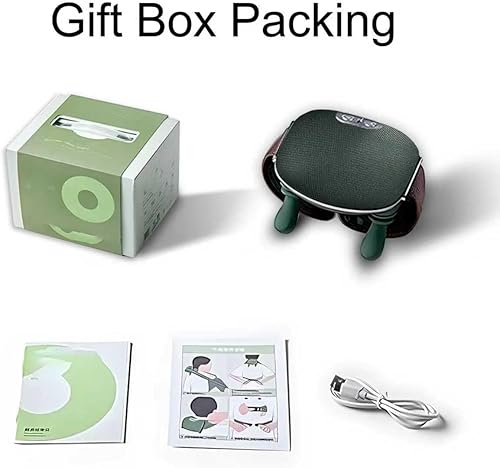 Miniatura 8 de Masajeador de cuello, masajeador Shiatsu de cuello y espalda con calor, amasamiento 4D simulado de mano humana, masaje eléctrico de tejido profundo,