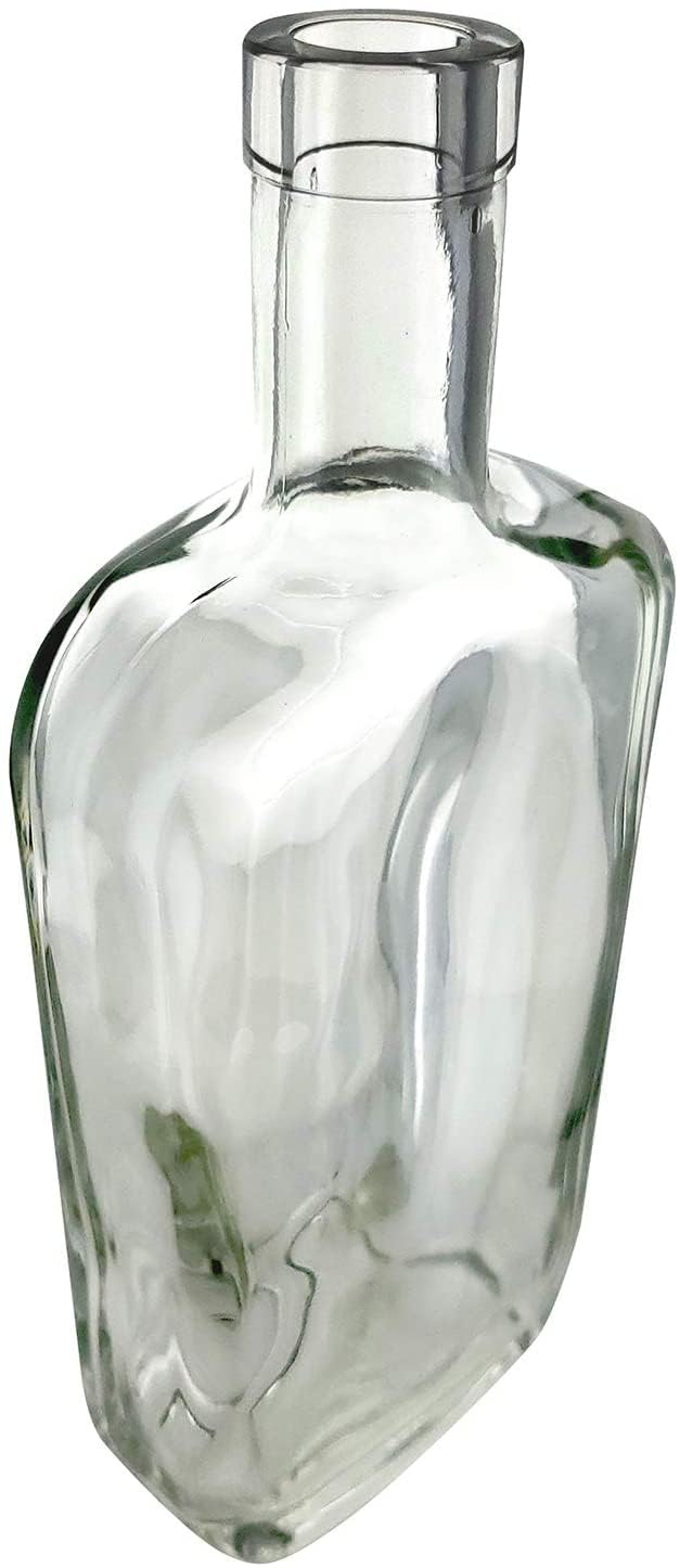 NASHVILLE STYLE WHISKEY BOTTLE 375ml Clear Flint Bottle for Spirits with Cork