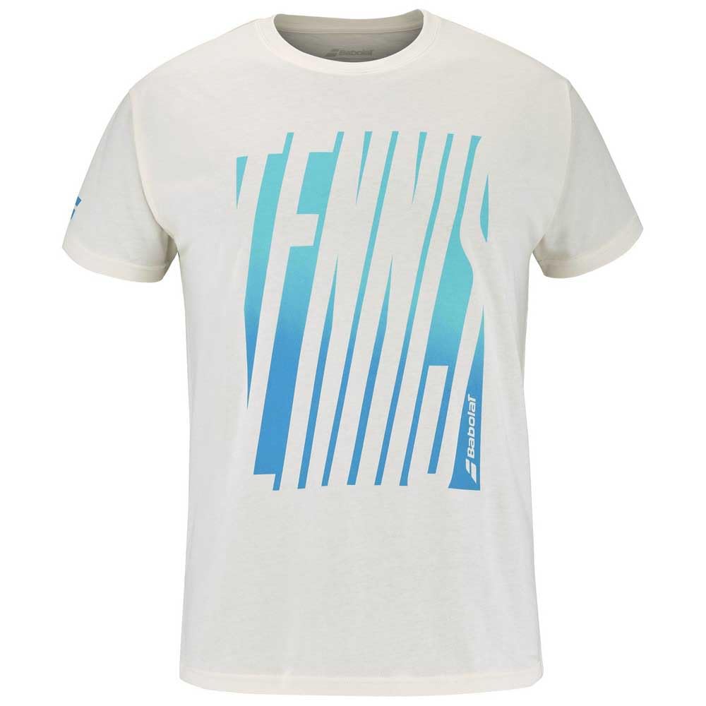Babolat Exercise Message Short Sleeve T-Shirt L White