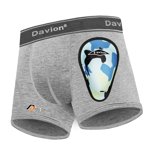 Davion Youth Boys Baseball Cup Underwear With Soft Protctive Athletic Cup for Baseball, Football Lacrosse