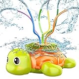 MJartoria Water Sprinkler for Kids, Turtle Spray Sprinklers for Toddlers Wiggle Tubes Outdoor Play...