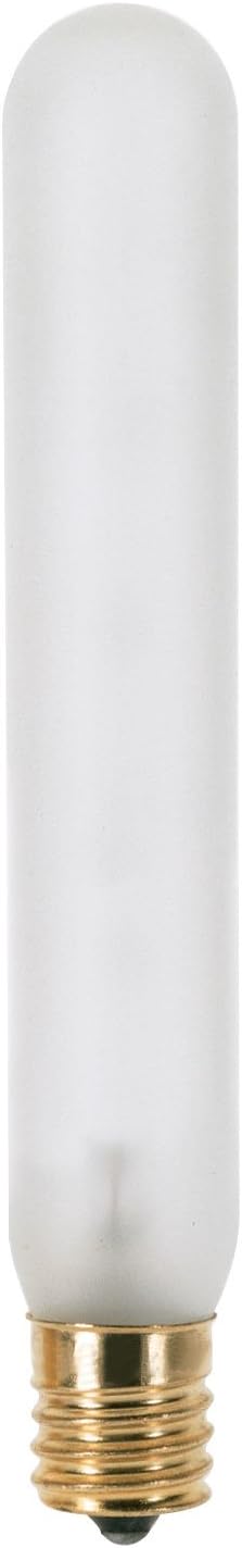 Satco S3281 130V Intermediate Base 20-Watt T6.5 Light Bulb, Frosted