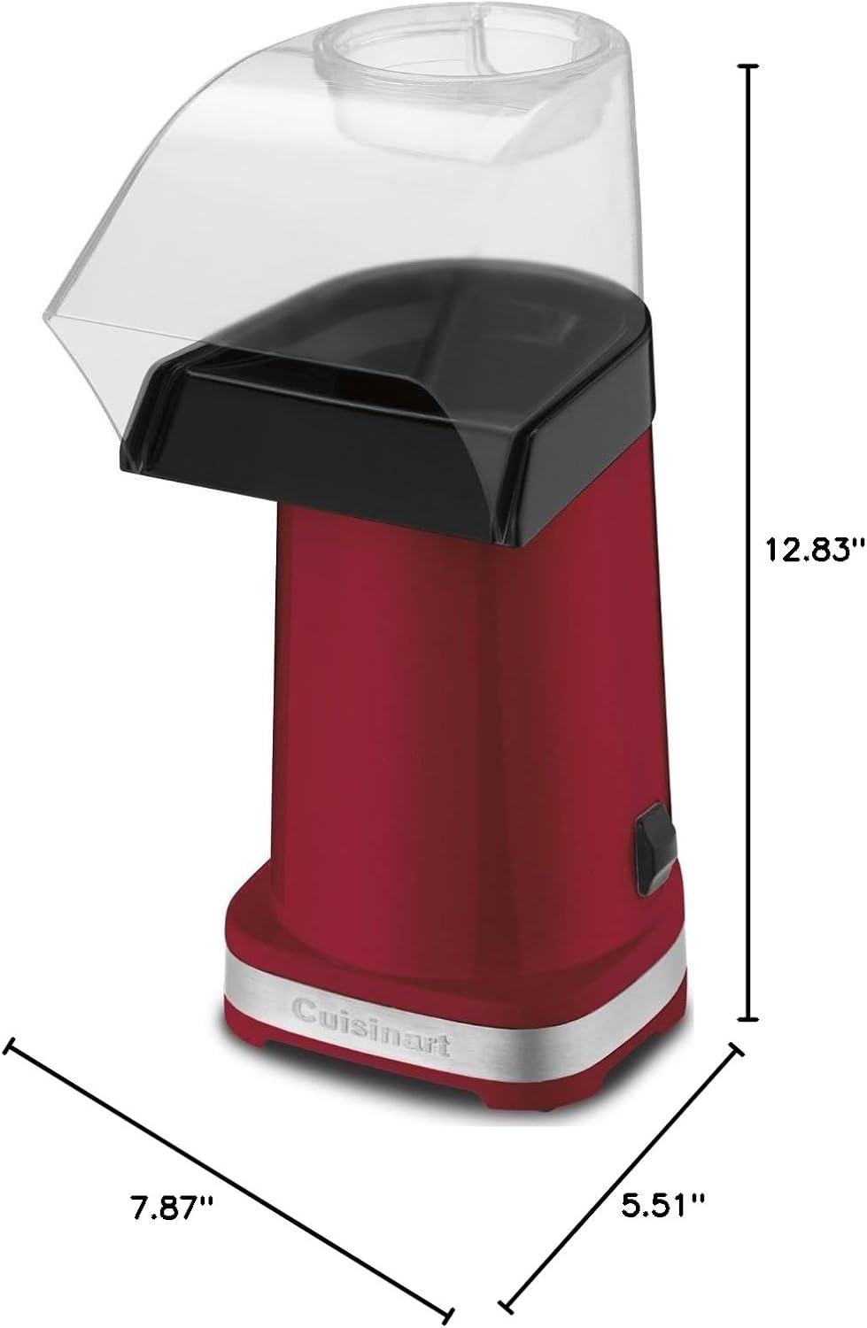 Dimensions of Cuisinart CPM-100 EasyPop Hot Air Popcorn Maker