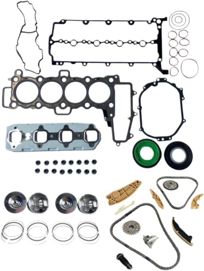 Cylinder Gasket Set Piston Kit Timing Chain Kit 2.0 L L4 204DTD Compatible With 2.0L 2016-2024