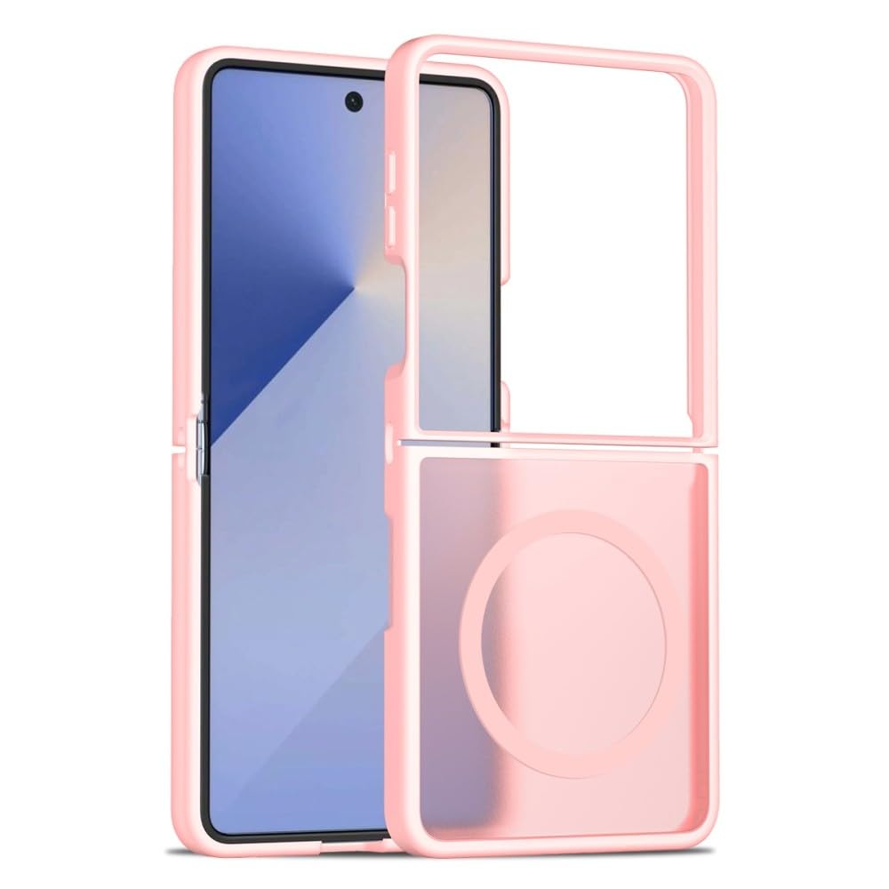 Coque Galaxy Z Flip7 FE silicone rose rigide pour éviter les rayures - 6