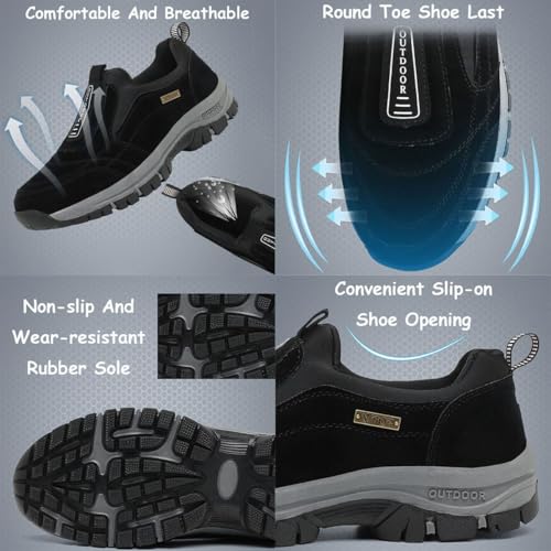 Enjerr Orthopedic Shoes Men Womens - Arch Support, Outdoor Non-Slip Comfy Walking Shoes, Relieve Foot & Joint Pressure4