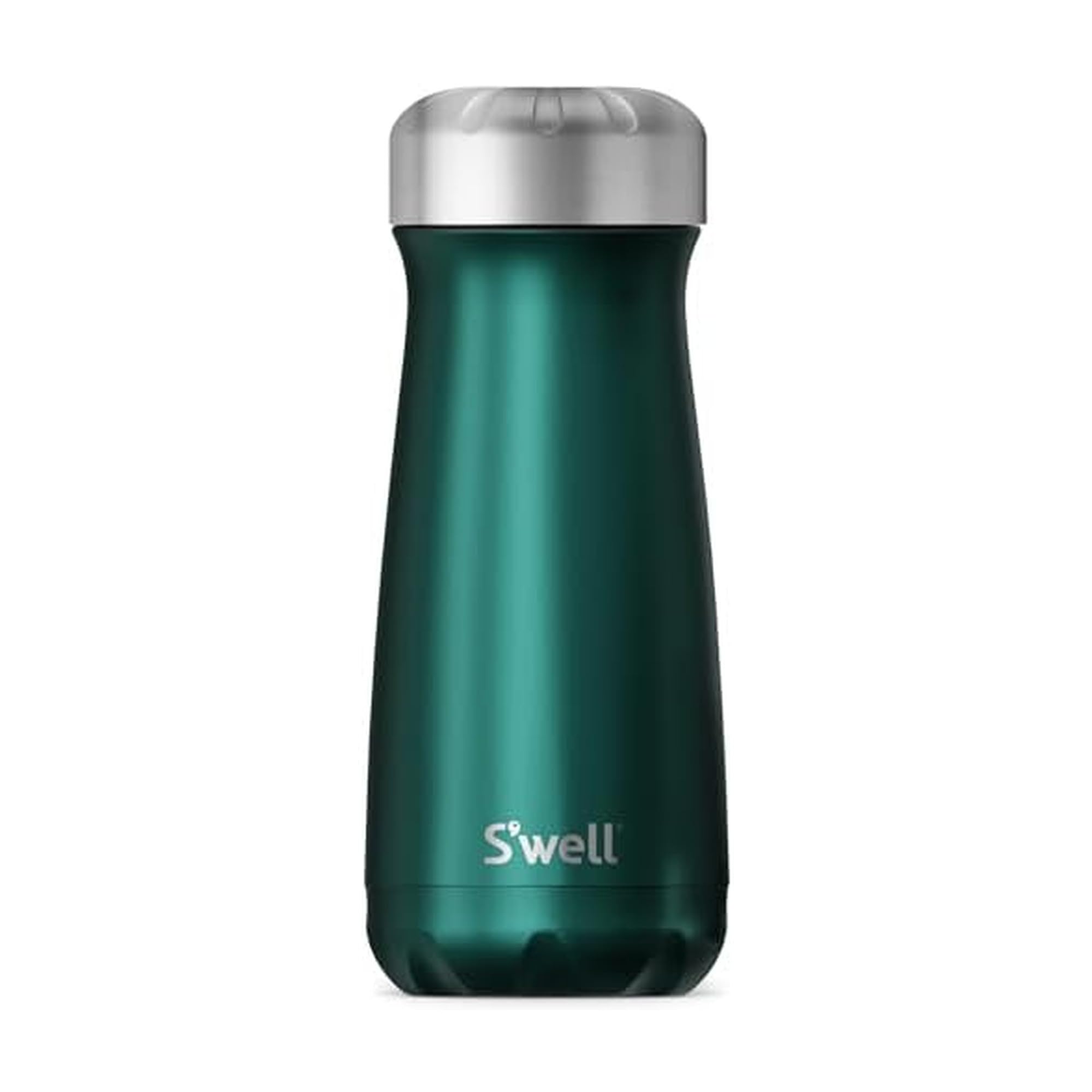 S'well Stainless Steel Traveler, 16oz, Green Sapphire, Triple