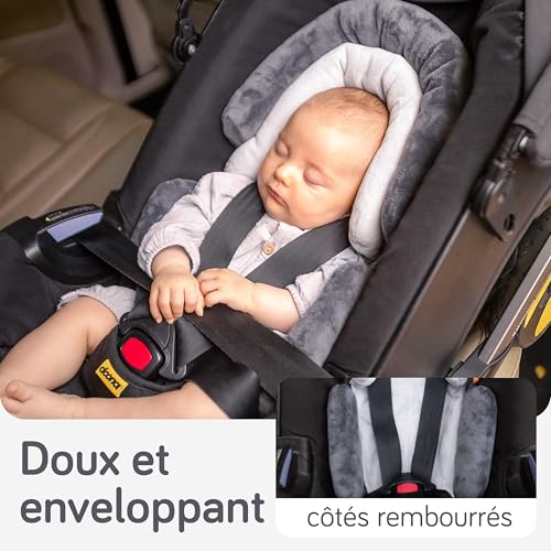 Baby Uma Coussin Reducteur Siege Auto Bebe & Nouveau-né 2-en-1 (0-12 Mois) - Reducteur Cosy Universel Ultra-Doux - Reducteur Poussette Bebe Lavable en Machine – vue 4