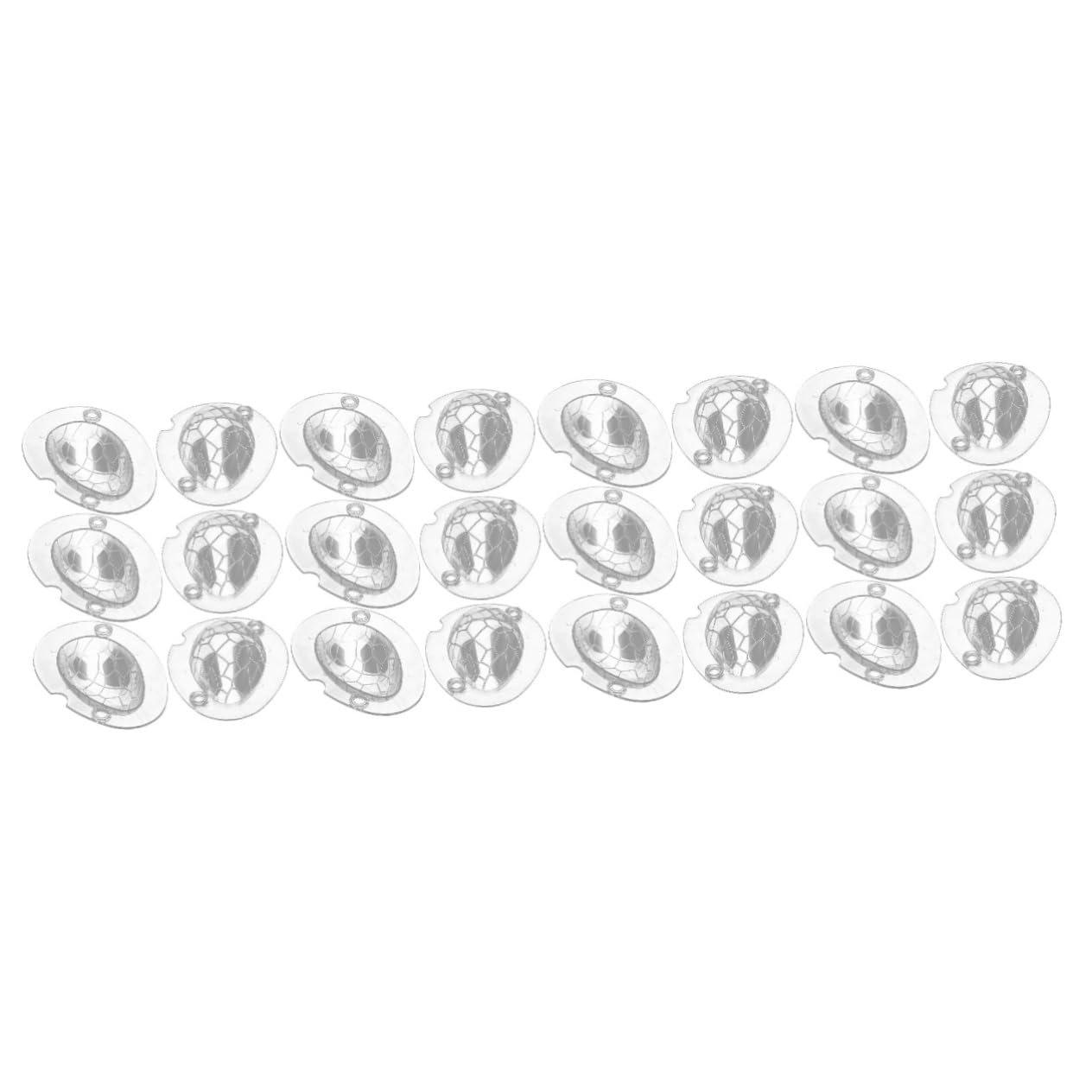 Alipis 12 Ensembles moule à chocolat double tasse œufs moule à bonbons transparent easter pâques à pâtisserie s à oeufs de coulée d'oeufs de dinosaure Acrylique